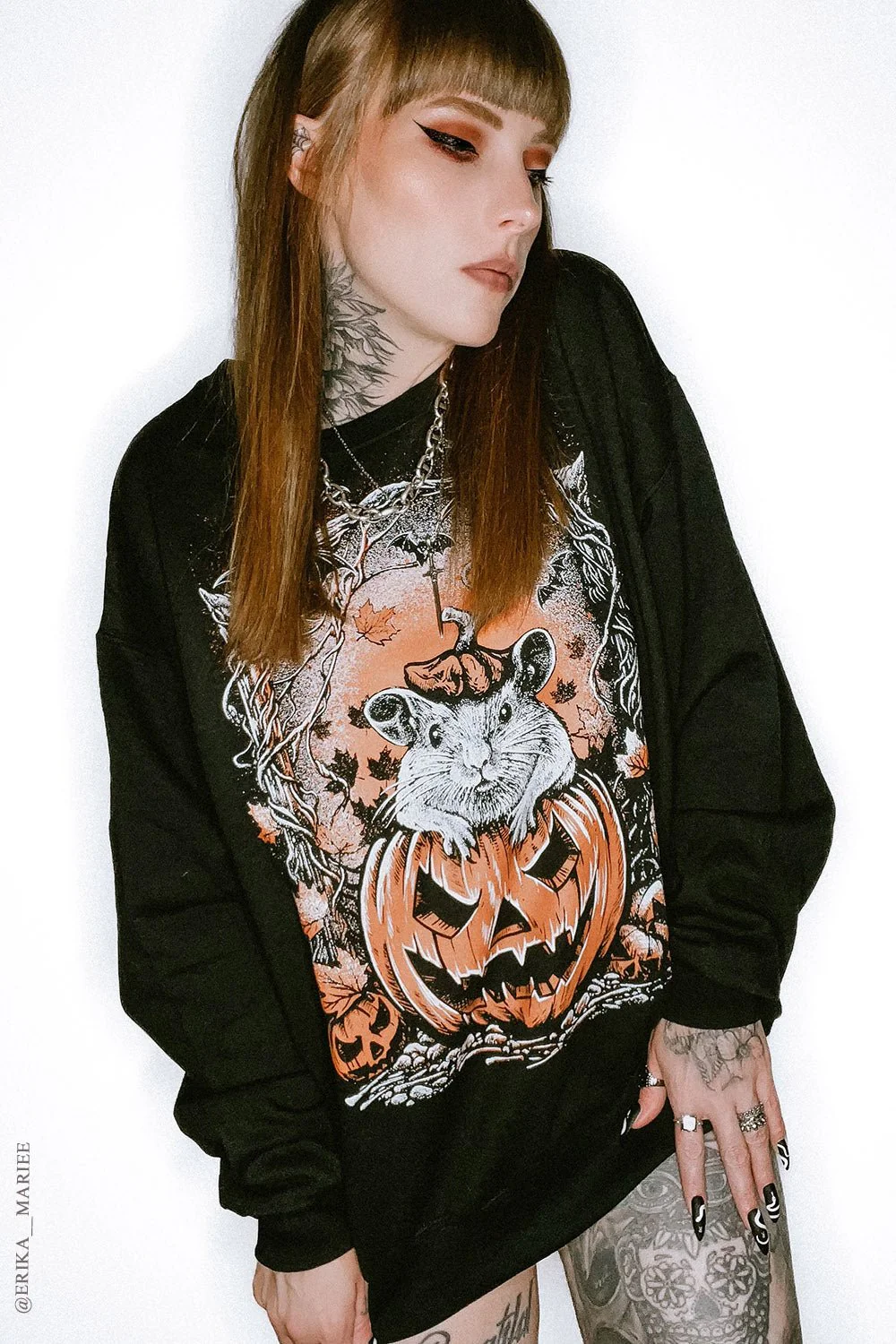 Halloween Rat Sweatshirt - Image 2