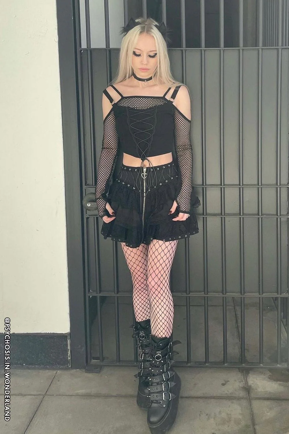 Harajuku Heart Ruffle Mini Skirt - Image 4