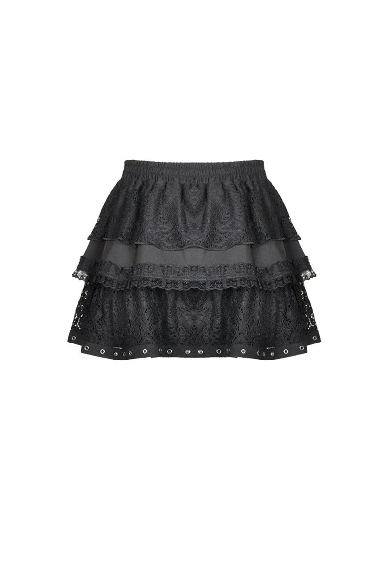 Harajuku Heart Ruffle Mini Skirt - Image 9