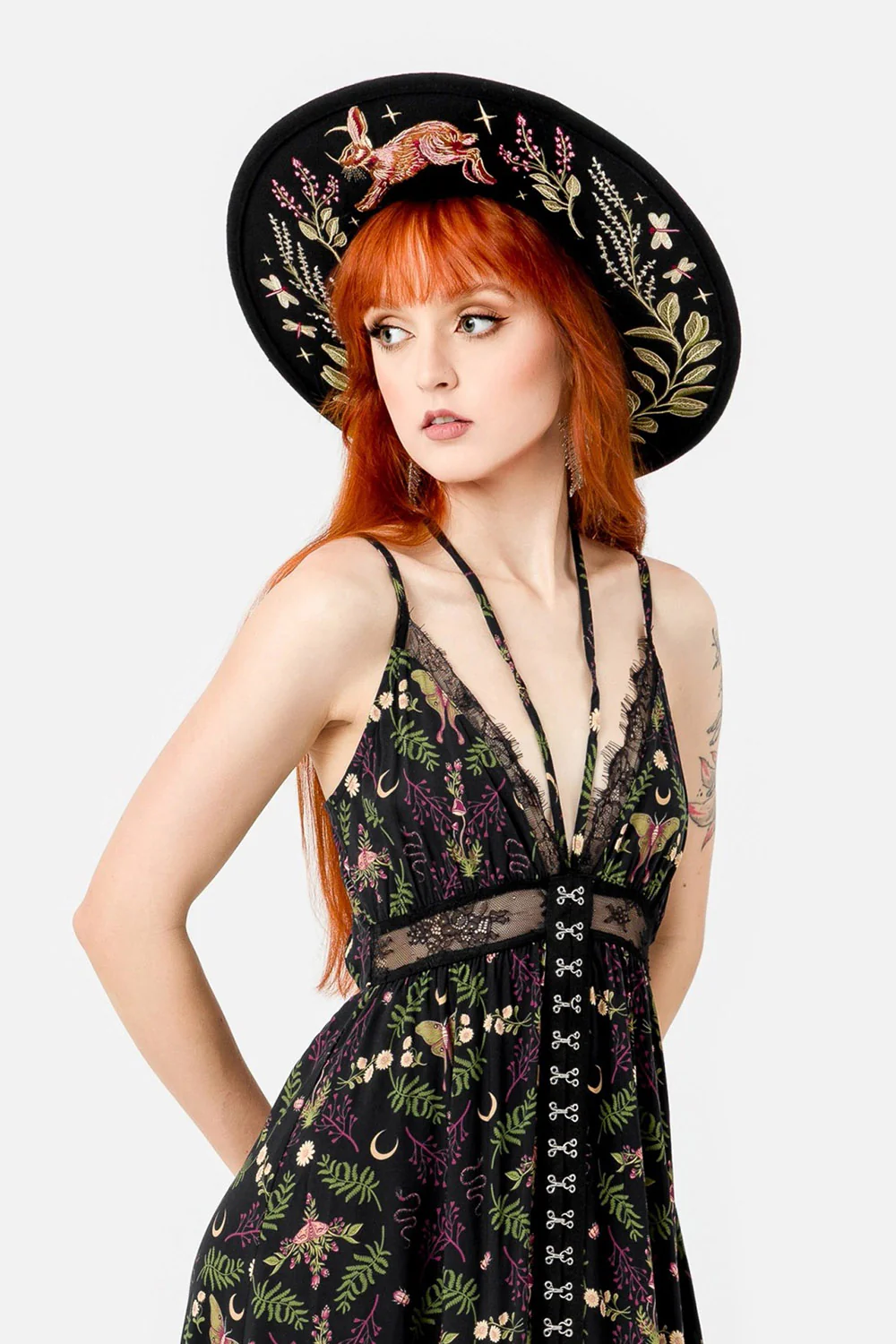Hare Moon Wide Brim Hat - Image 2
