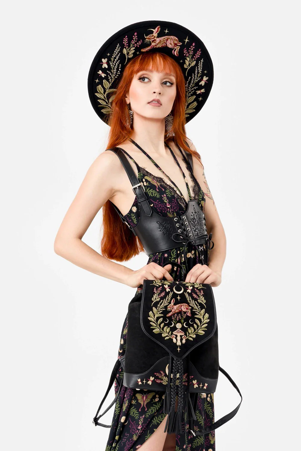 Hare Moon Wide Brim Hat - Image 4