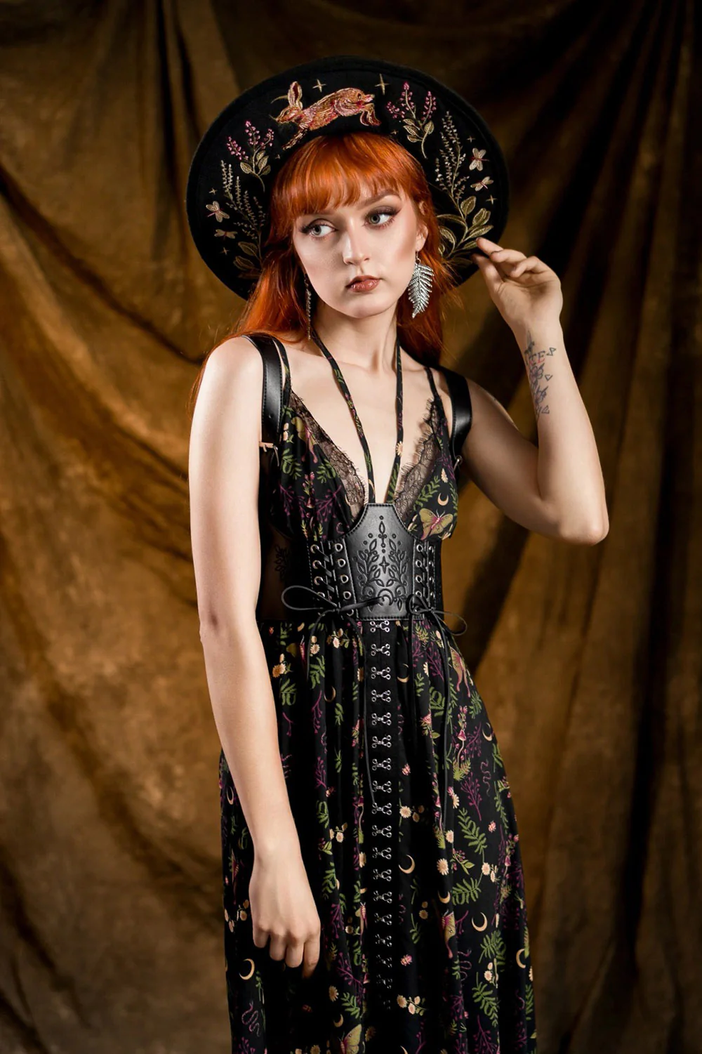 Hare Moon Wide Brim Hat - Image 8