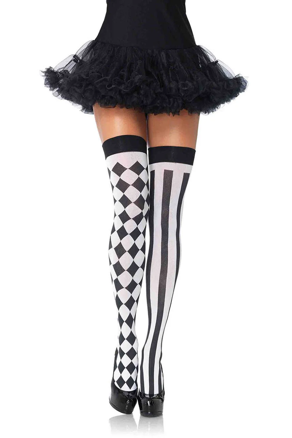 Harlequin Thigh Highs