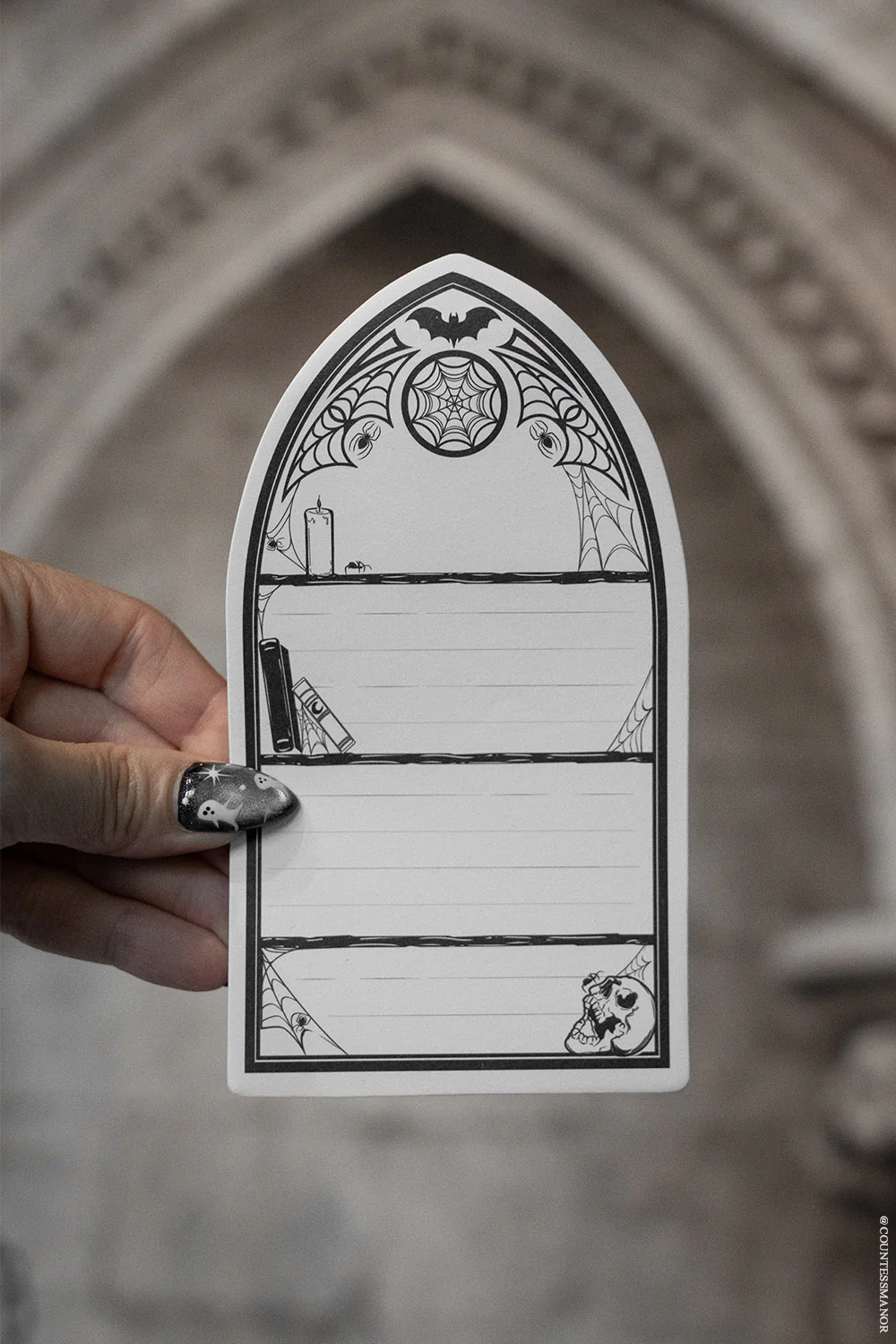 Haunted Bookcase Sticky Notes