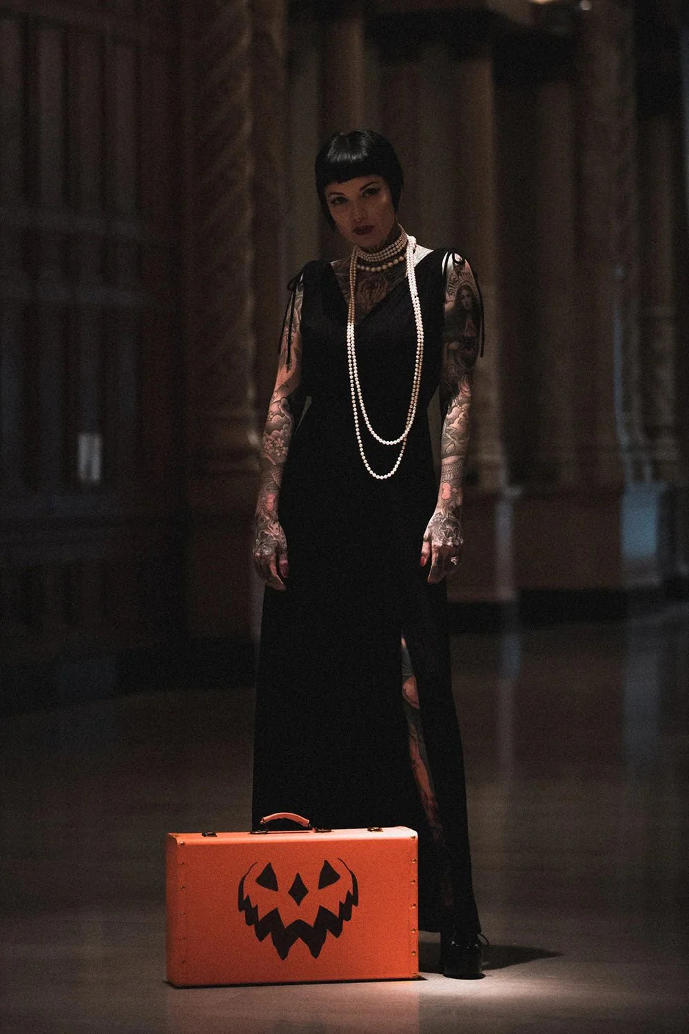 Haunted Hallows Trunk [ORANGE/SPIDERWEBS] - Image 11