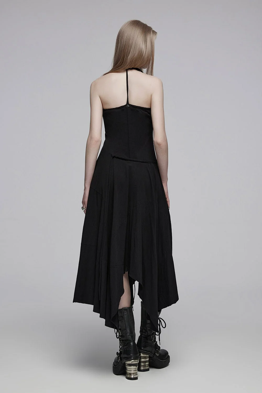 Haunted Halter Pocket Dress - Image 3