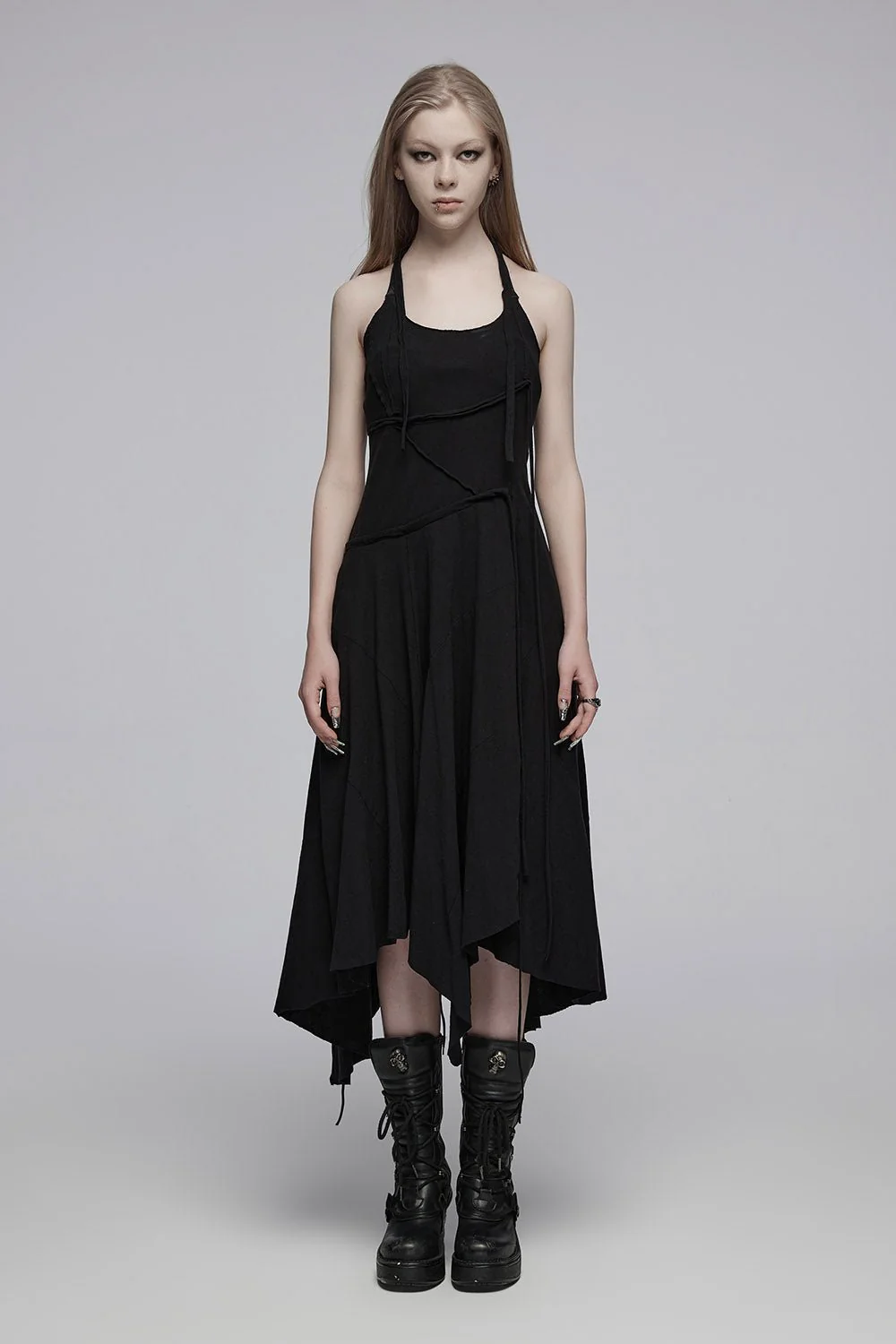 Haunted Halter Pocket Dress - Image 4