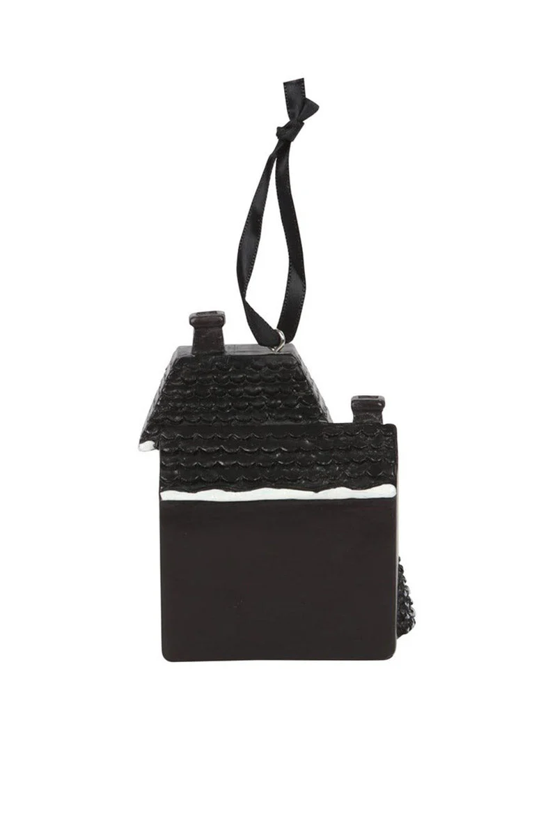 Haunted Holiday House Gothic Christmas Ornament - Image 4