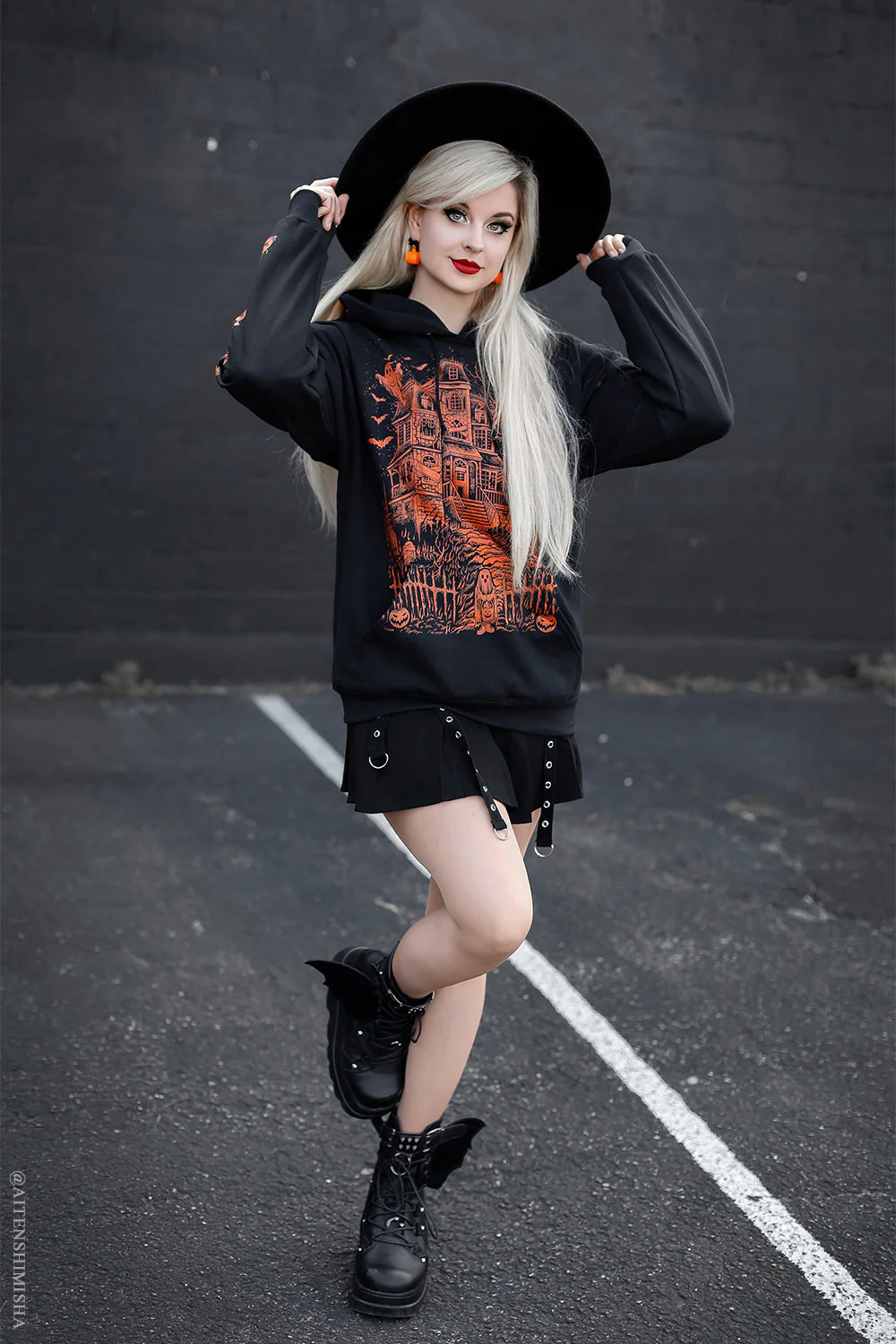 Haunted Mansion Hoodie [PUMPKIN ORANGE] - Image 17