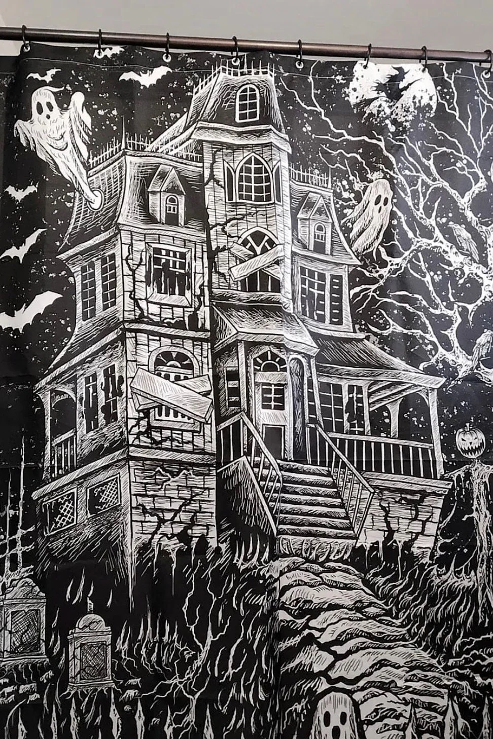 Haunted Mansion Shower Curtain - Image 3