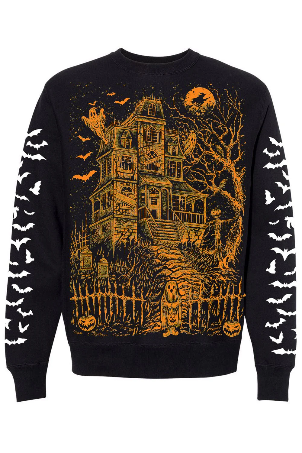 Haunted Mansion Sweatshirt [Pumpkin Orange] - Image 4