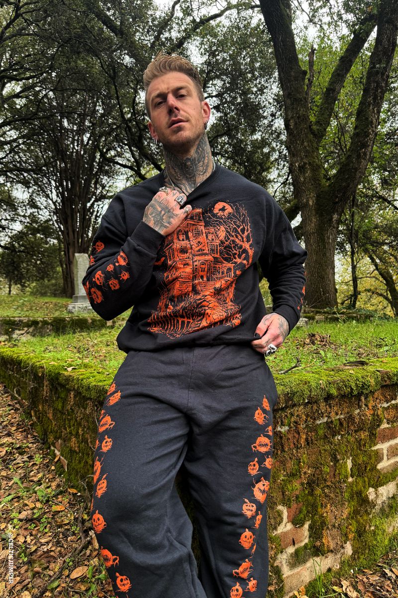 Haunted Mansion Sweatshirt [Pumpkin Orange] - Image 8