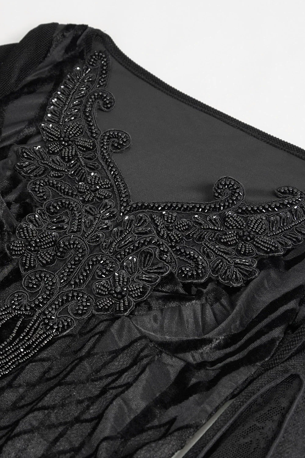 Haunted One Hand-Sewn Beaded Blouse - Image 8