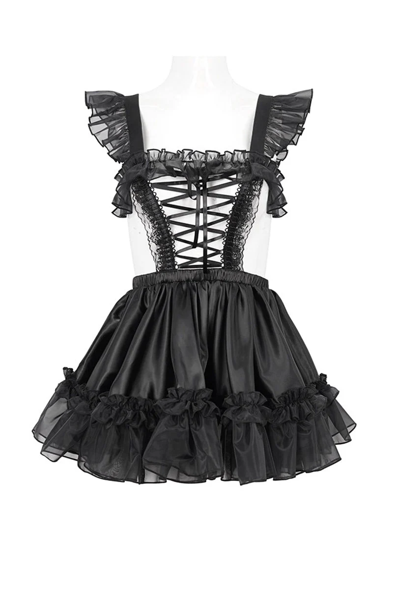 Haunted Ruffle Apron Dress