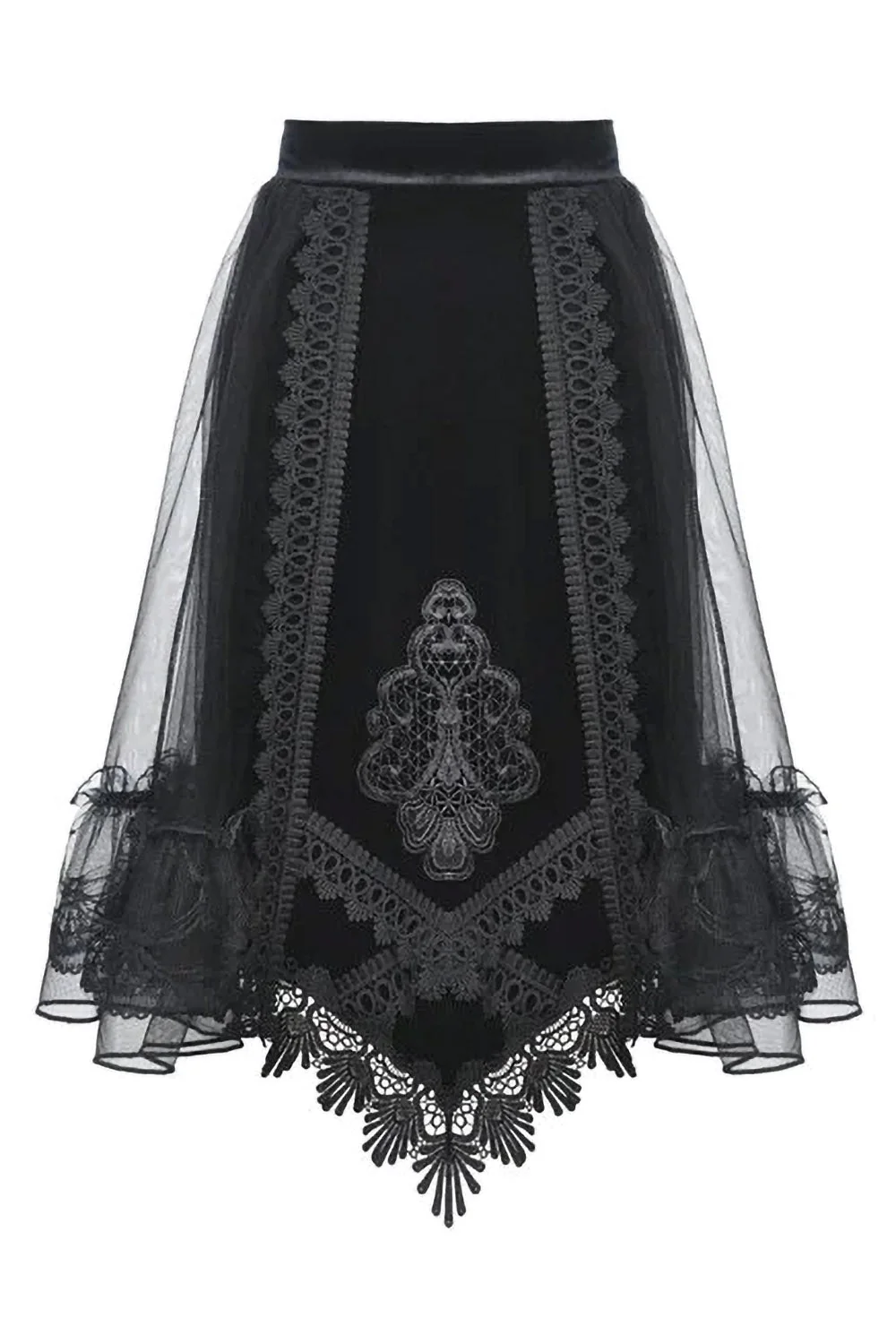 Haunted Vintage Velvet Skirt - Image 6