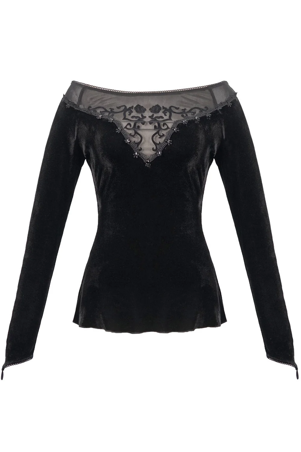 Hauntling Velvet Top - Image 4