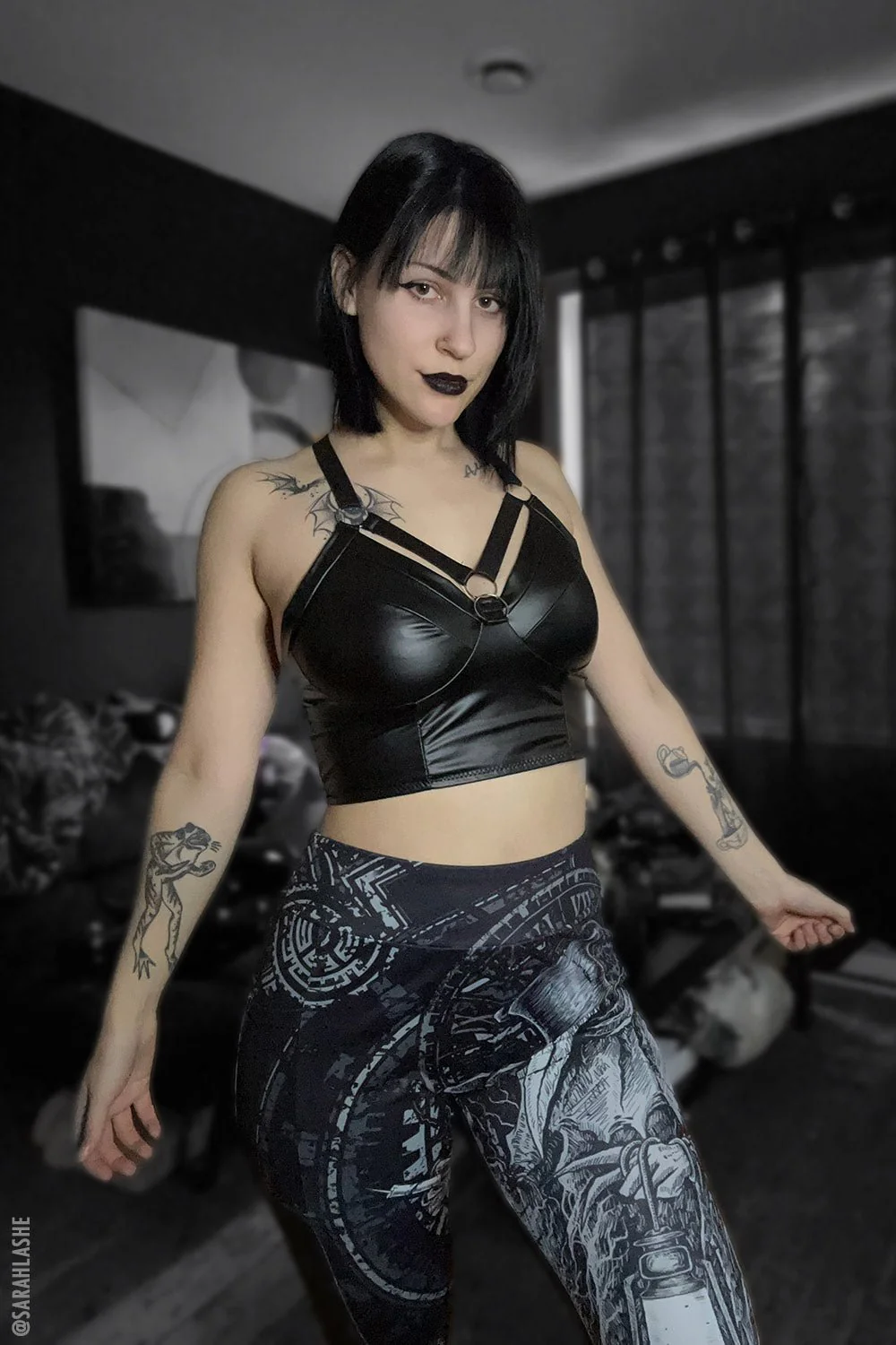 Heavy Metal Plague Doctor Leggings - Image 7