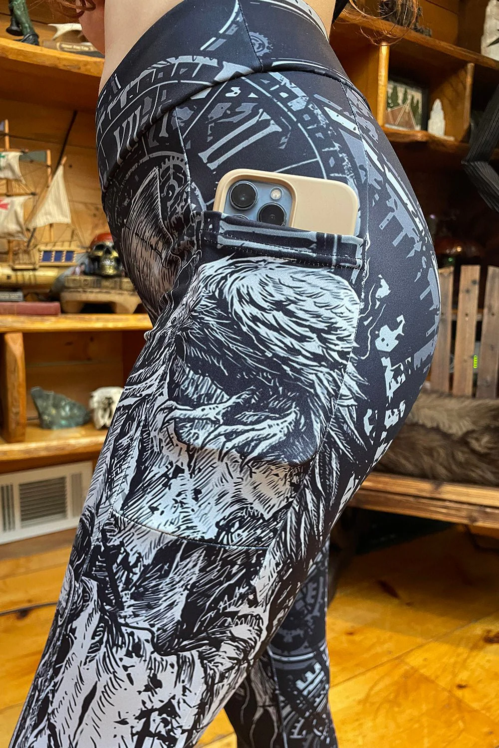 Heavy Metal Plague Doctor Leggings - Image 9