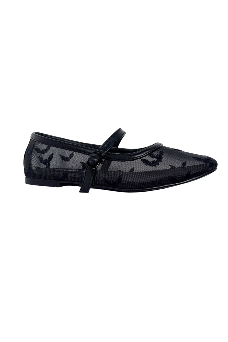 Helena Bats Flats [Black] - Image 3