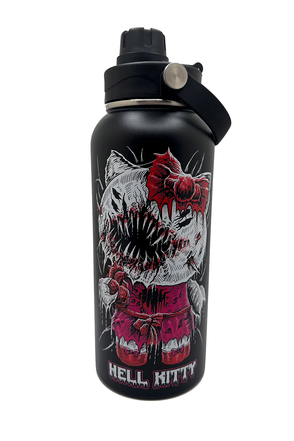 Hell Kitty 32 Oz Water Bottle - Image 3