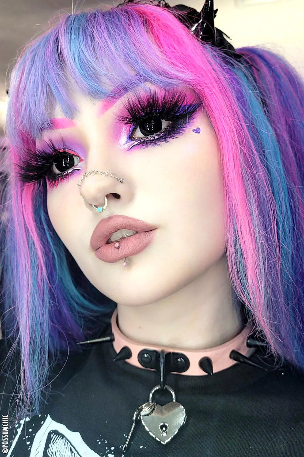 Hell Kitty Choker [HEART PADLOCK] - Image 9