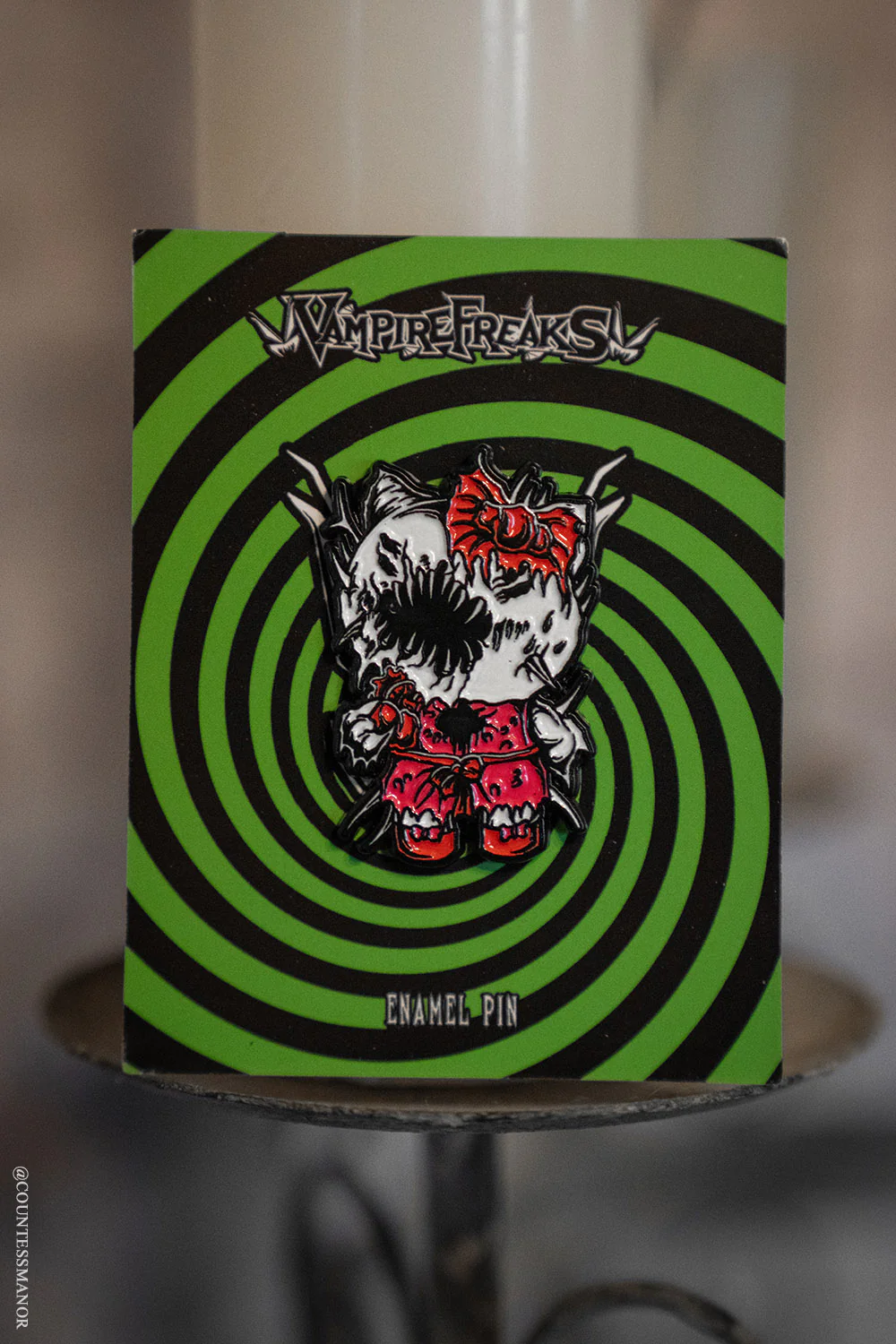 Hell Kitty Enamel Pin - Image 2