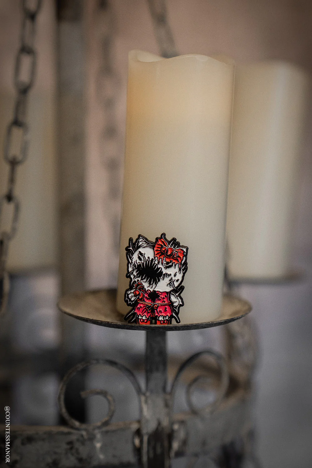 Hell Kitty Enamel Pin - Image 3