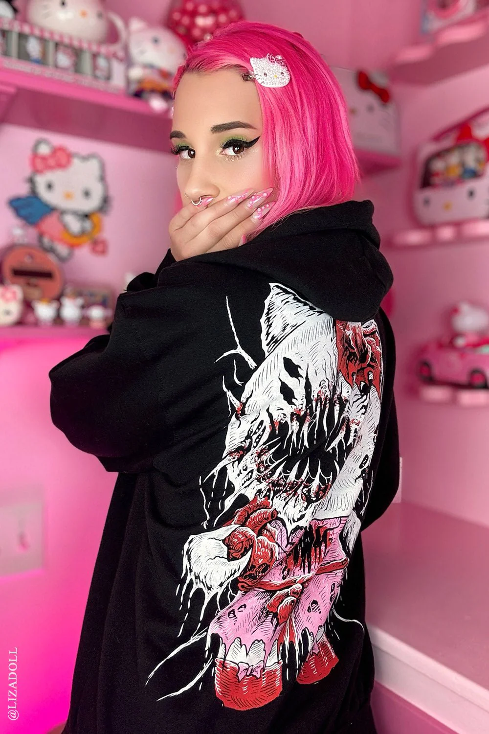 Hell Kitty Hoodie - Image 15