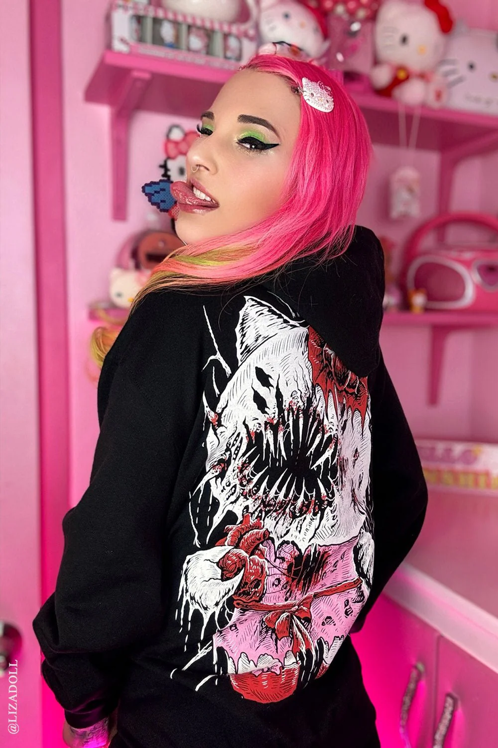 Hell Kitty Hoodie - Image 8