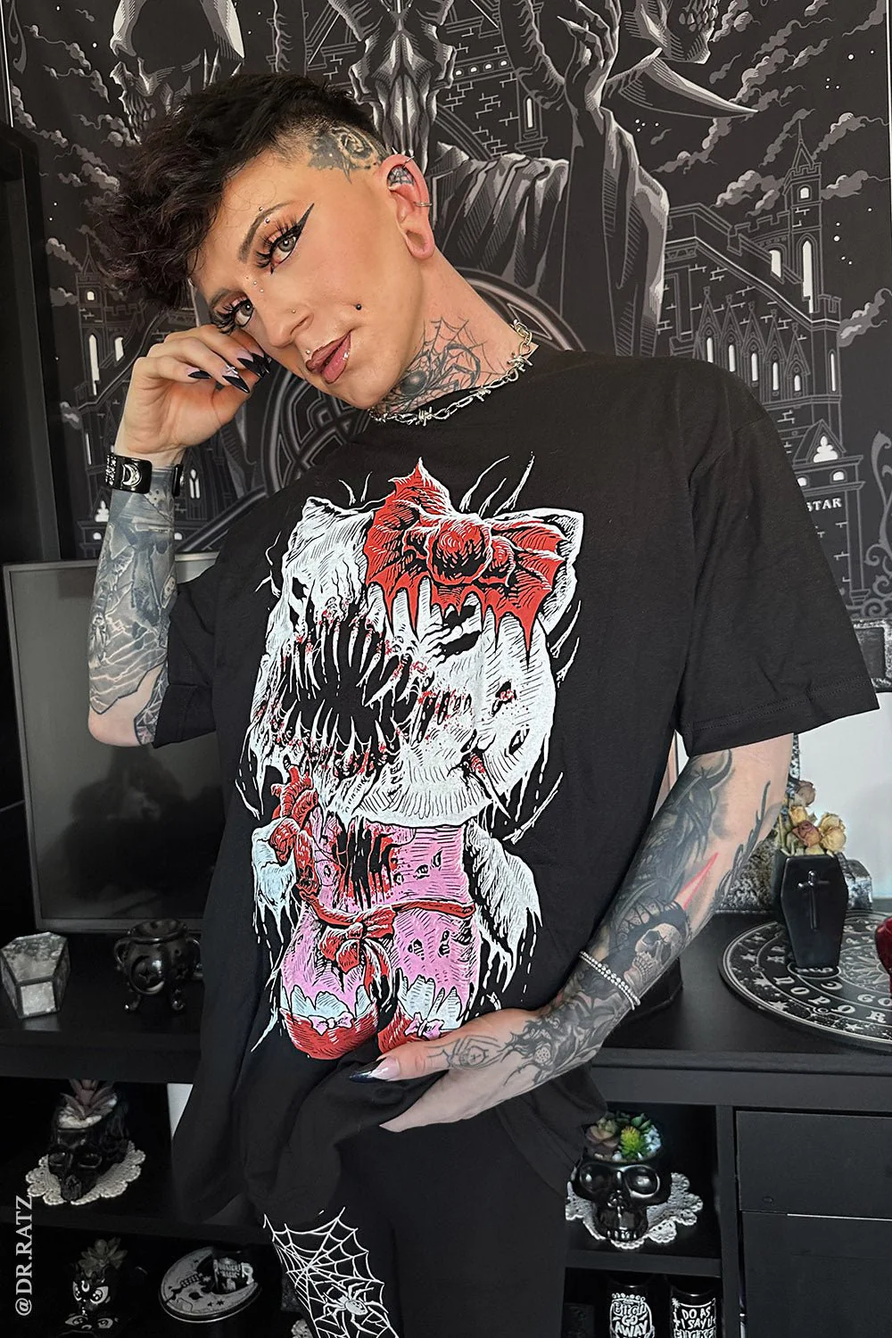 Hell Kitty T-shirt - Image 6