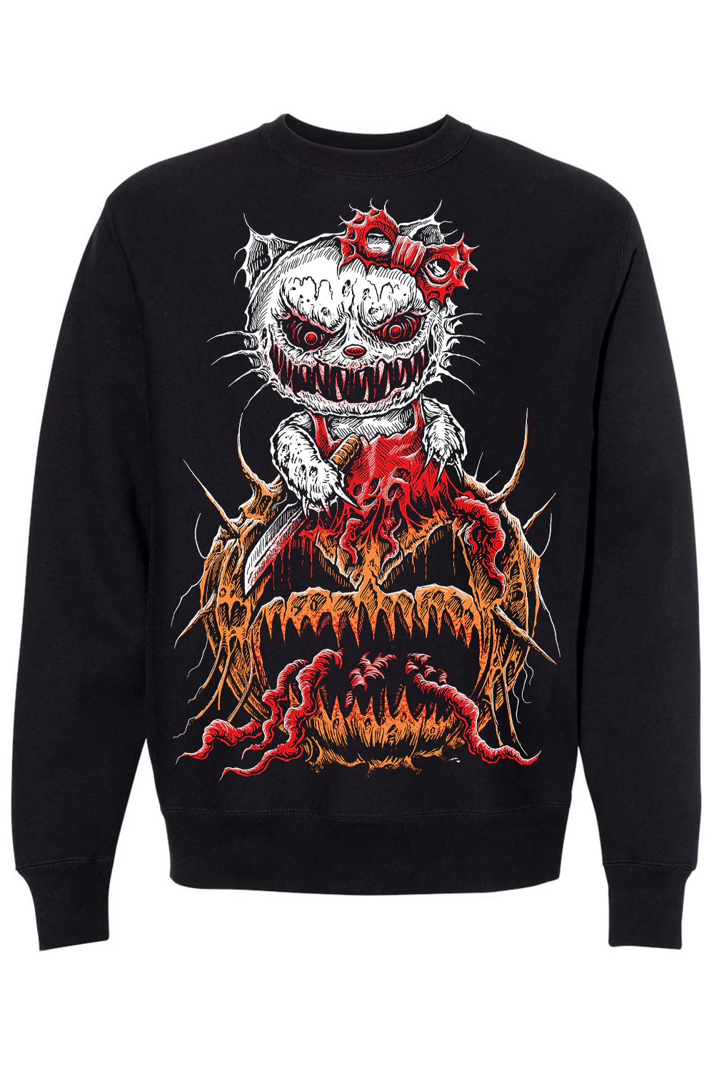 Hell-O-Ween Kitty Sweatshirt - Image 3