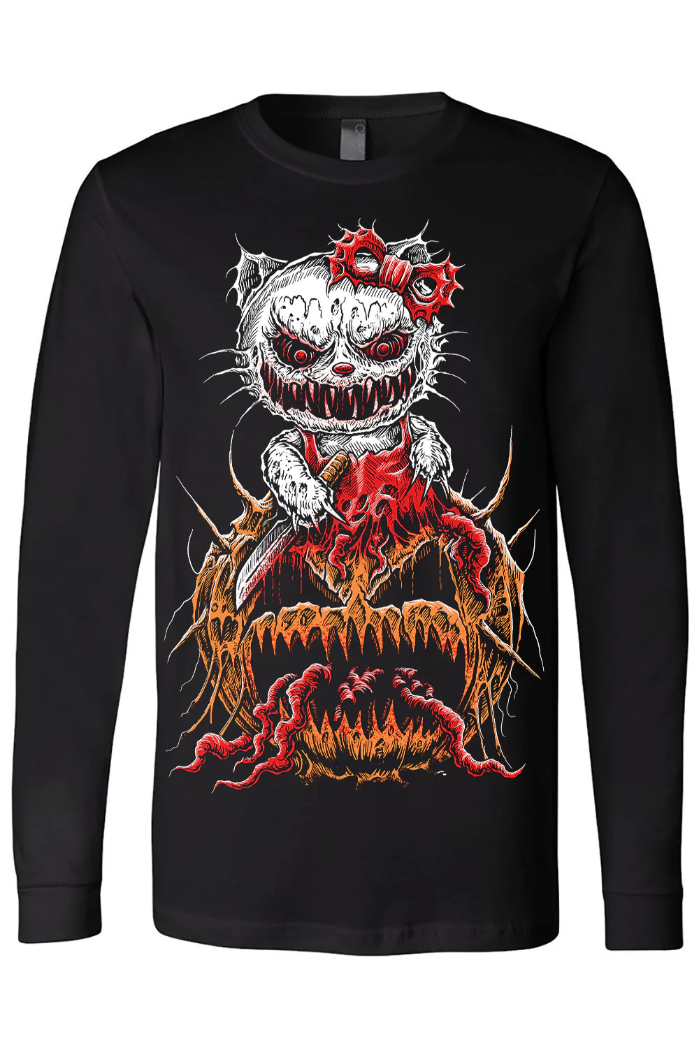 Hell-O-Ween Kitty T-shirt - Image 3