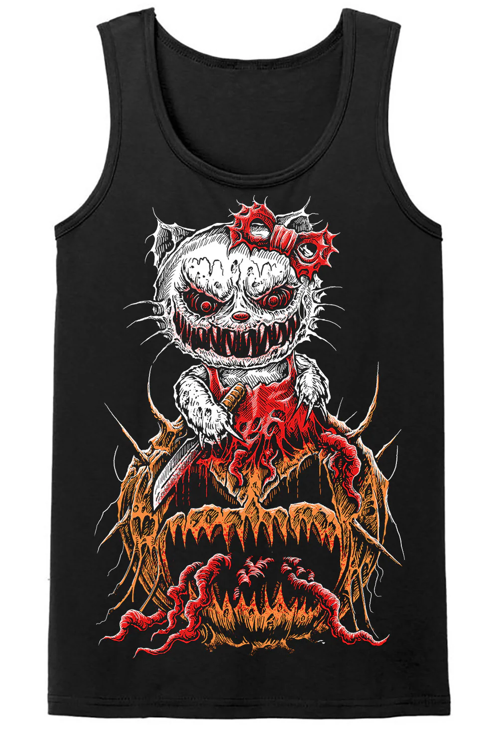 Hell-O-Ween Kitty T-shirt - Image 6