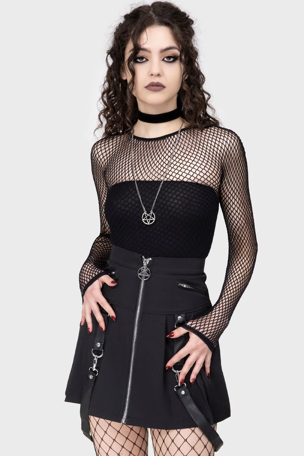 Hellrazor Fishnet Top