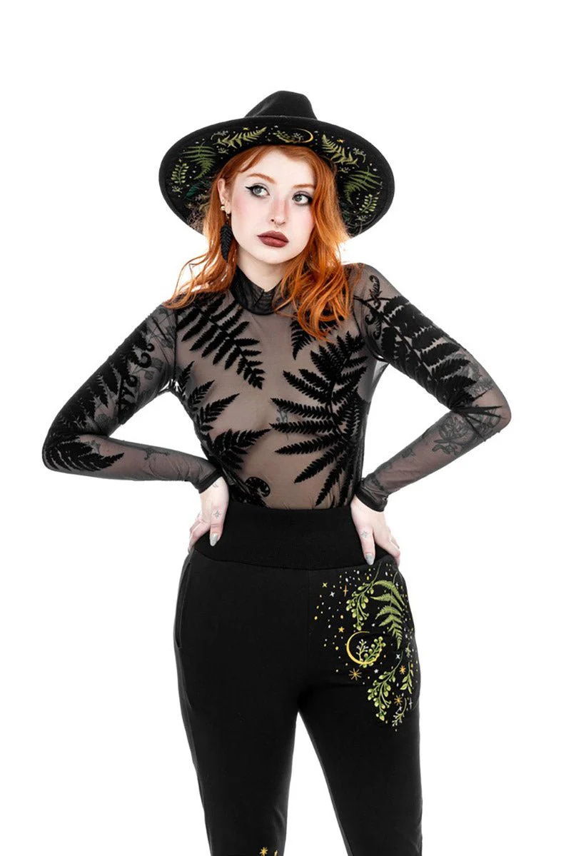 Herbal Hat [Embroidered Ferns] - Image 6