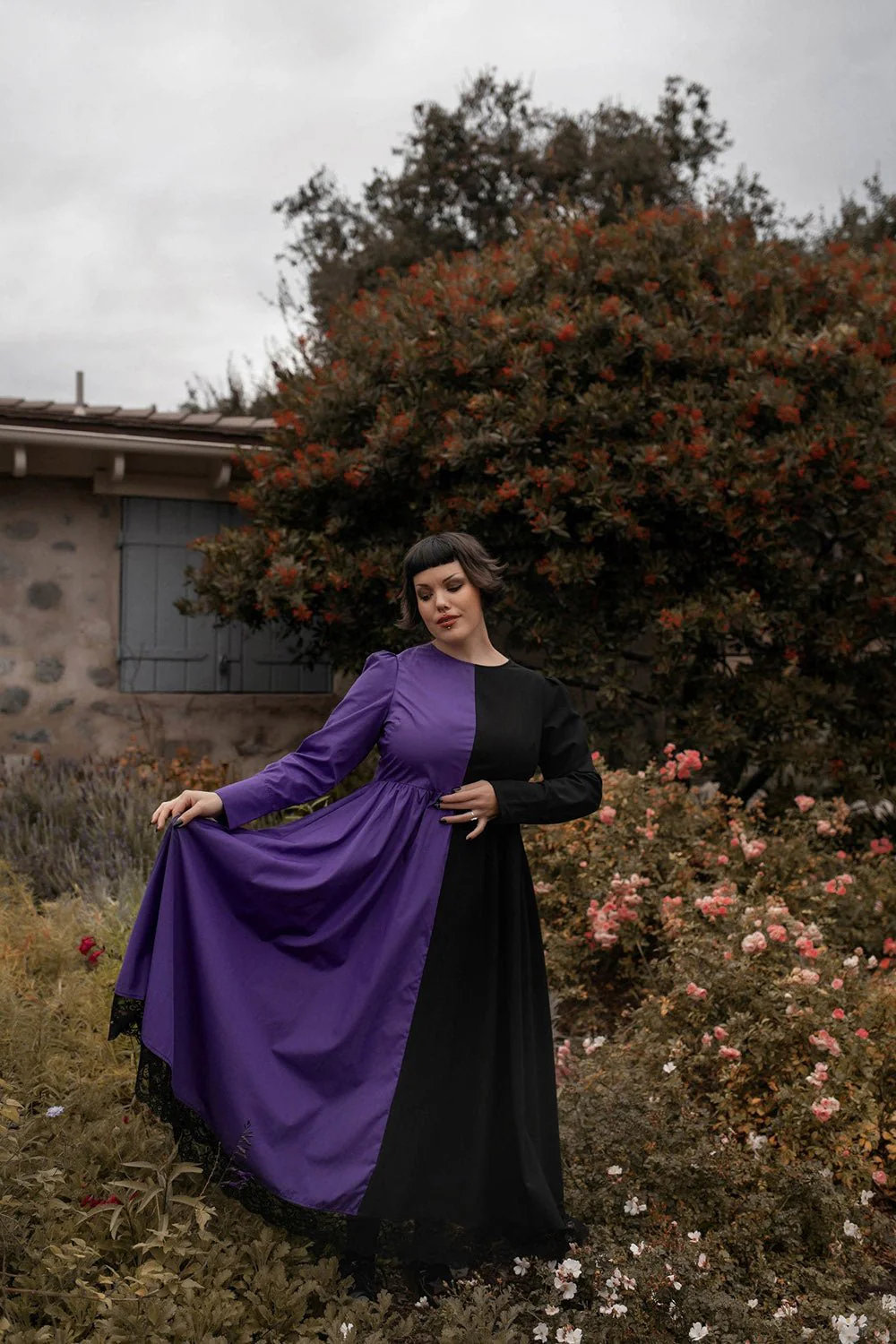 Hexen Dress [PURPLE/BLACK] - Image 5