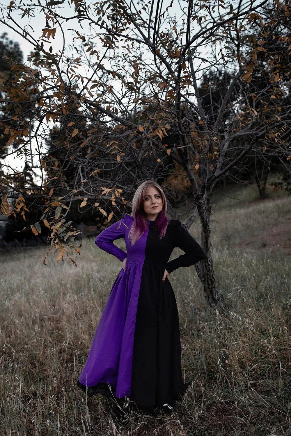 Hexen Dress [PURPLE/BLACK] - Image 7
