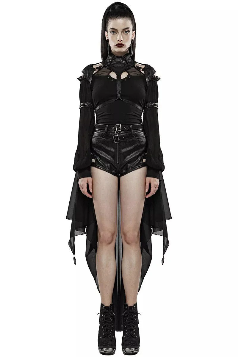 High Priestess Mesh Cloaked Harness - Image 2