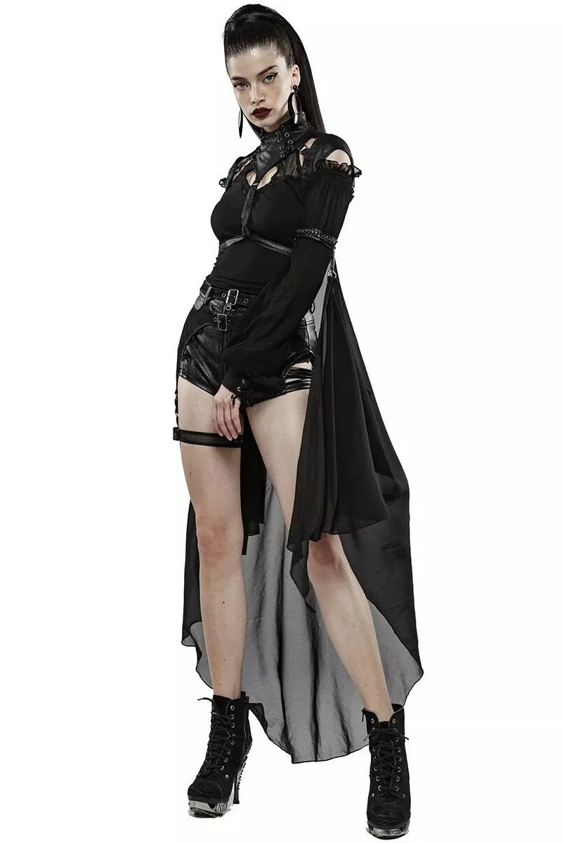 High Priestess Mesh Cloaked Harness - Image 3