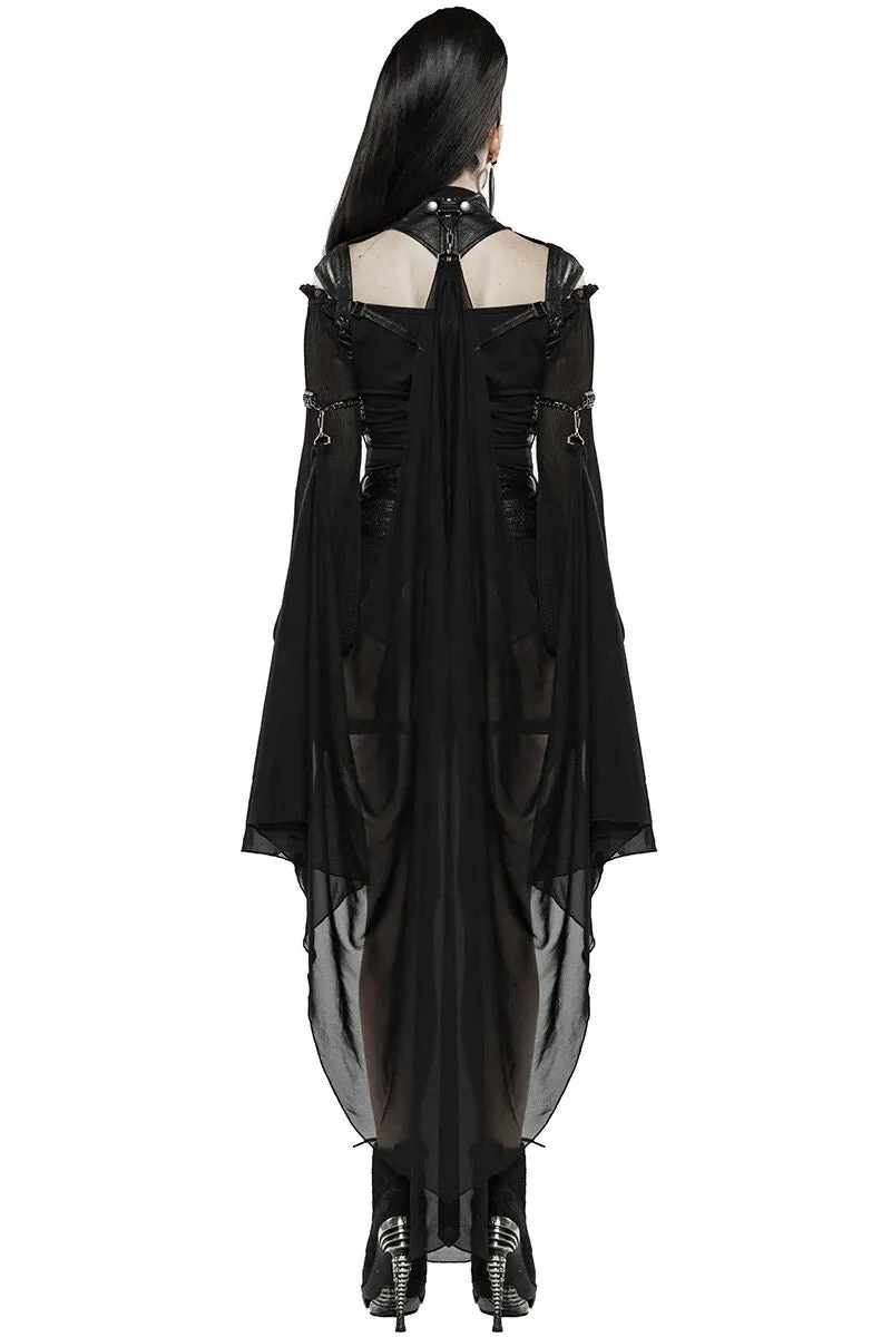High Priestess Mesh Cloaked Harness - Image 4