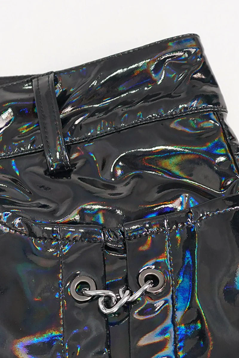 Holographic Hell Leather Pants - Image 9