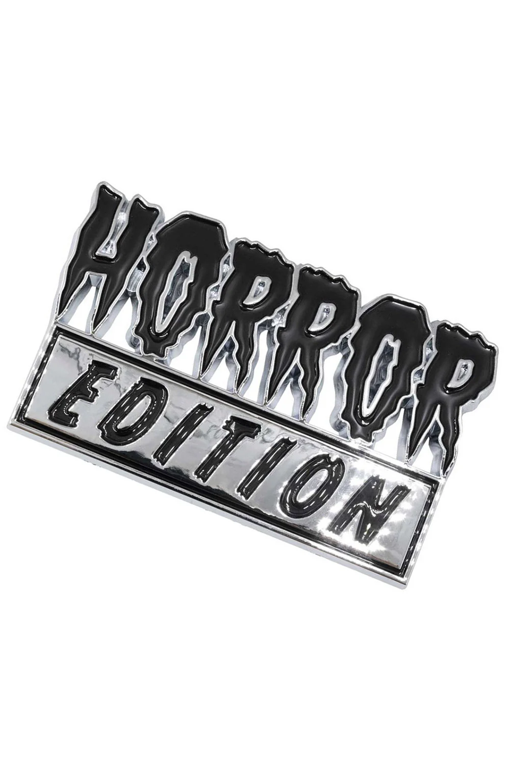 Horror Edition Chrome Stick On Emblem - Image 3