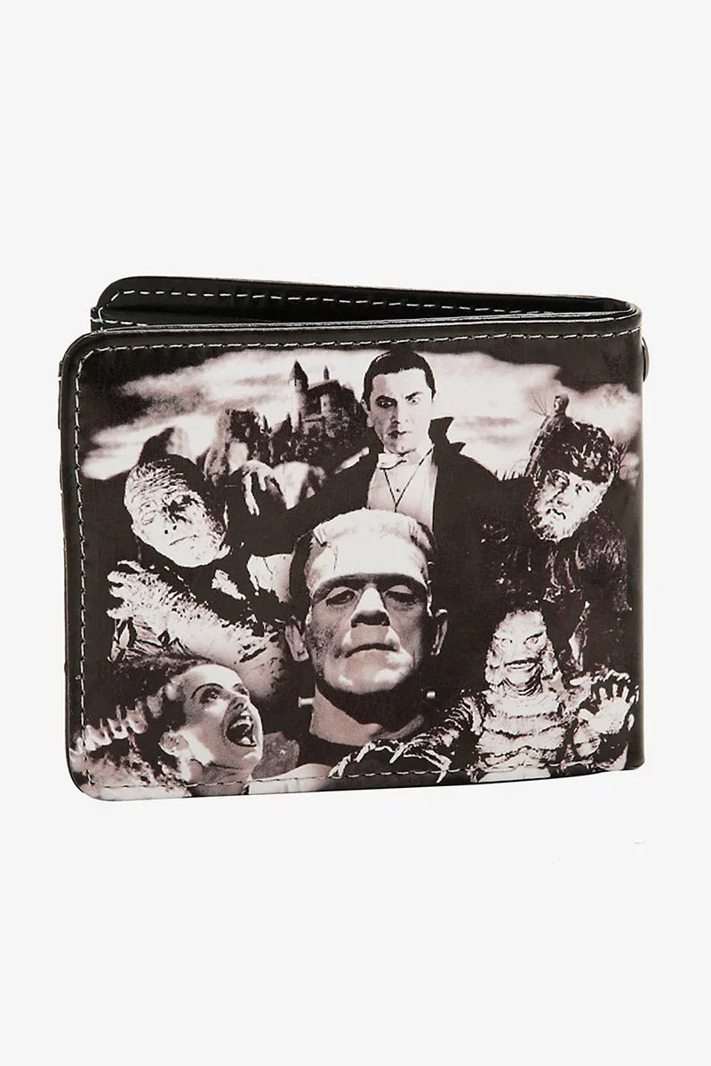 Horror Monster Collage Bifold Wallet - Image 3