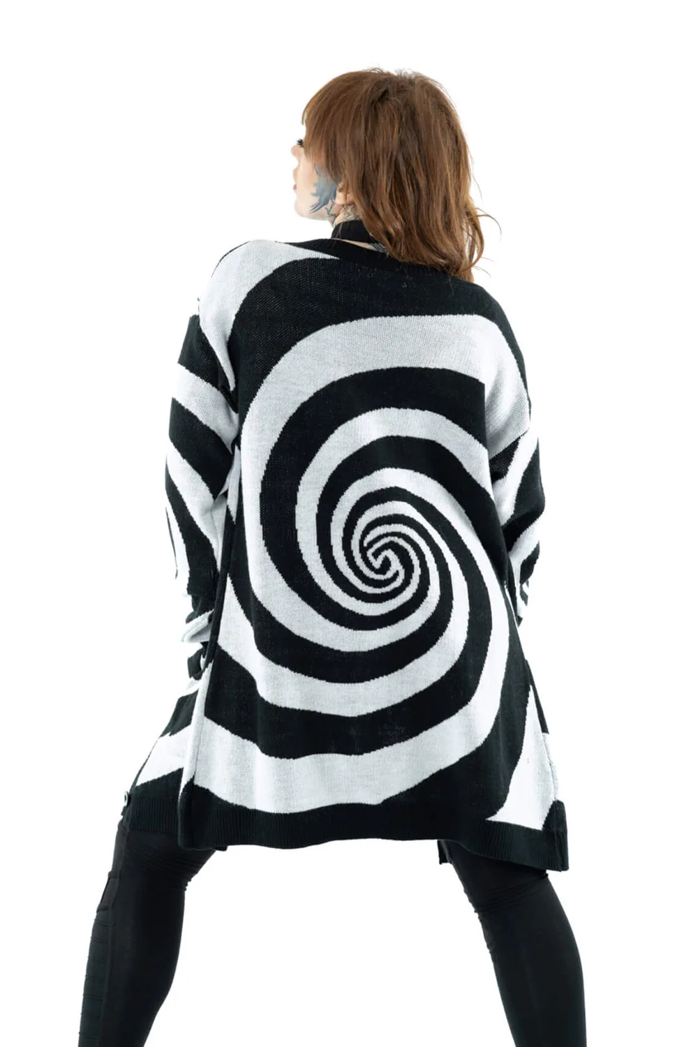 Hypno Cardigan [Black/White] - Image 6