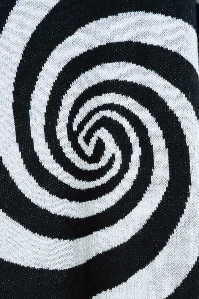 Hypno Cardigan [Black/White] - Image 7