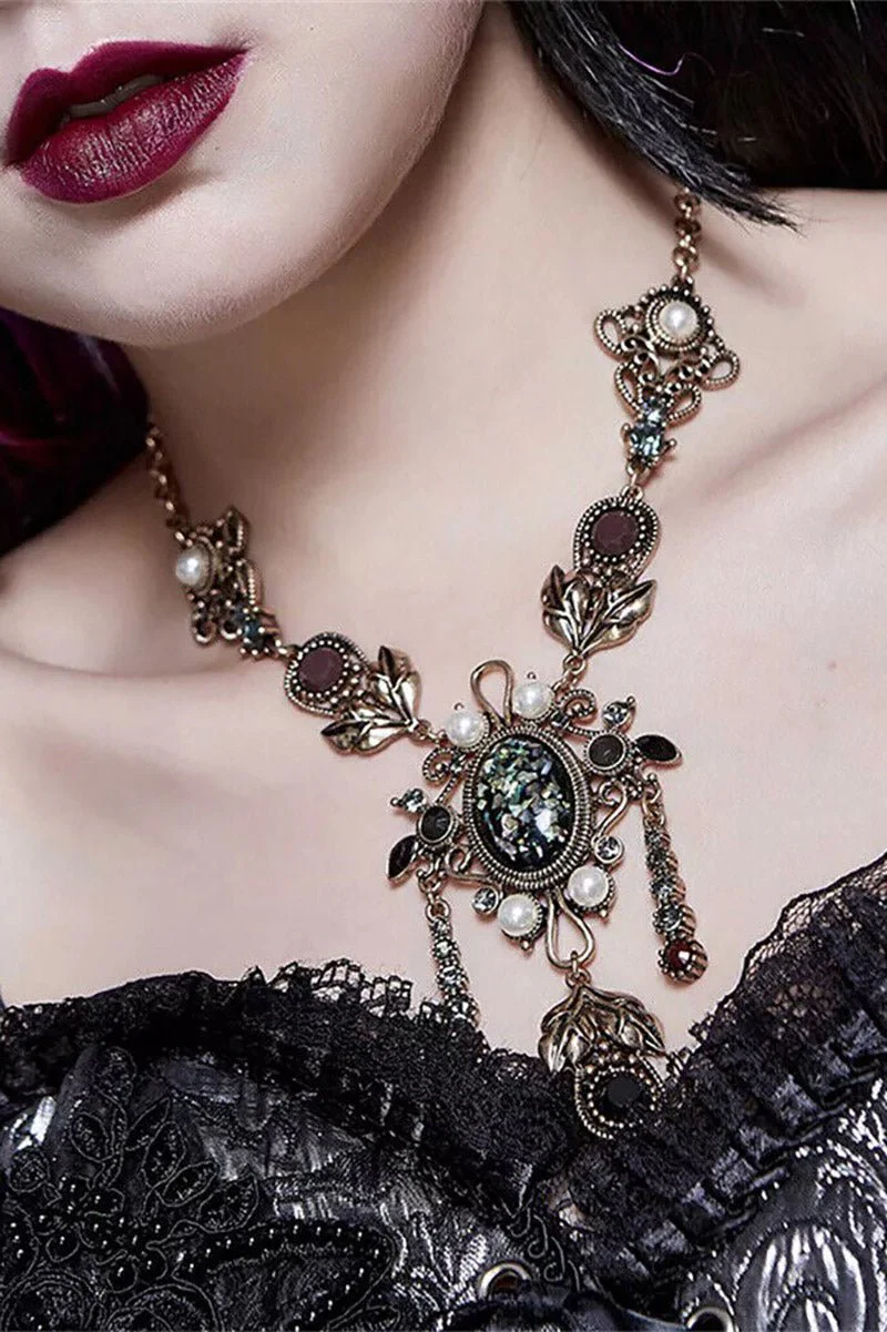 Immortal Victorian Goth Necklace - Image 2