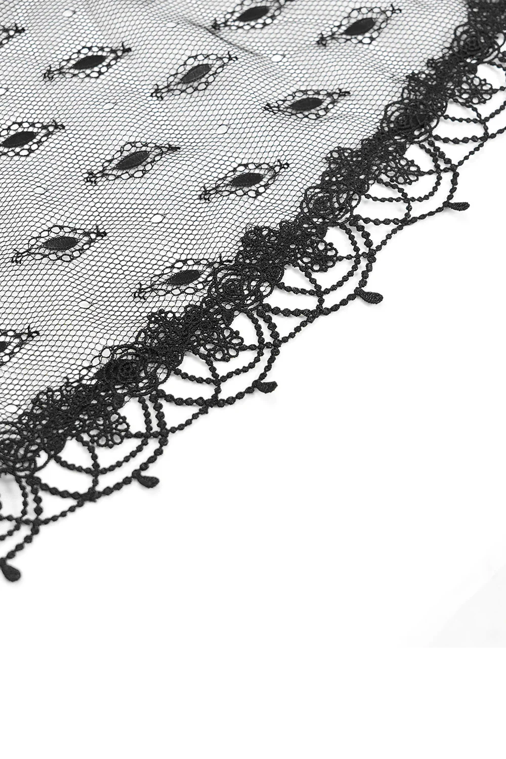 In Mourning Gothic Rosary Veil - Image 10