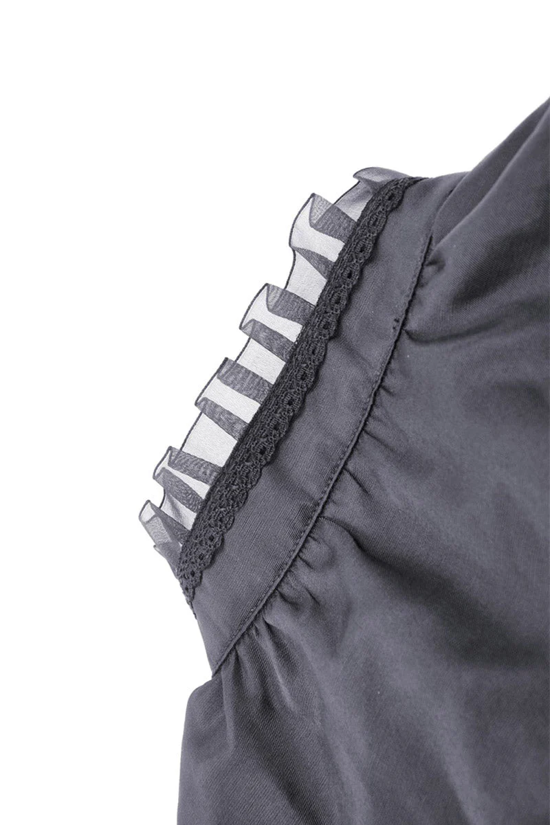 In Mourning Vintage Goth Cape - Image 10