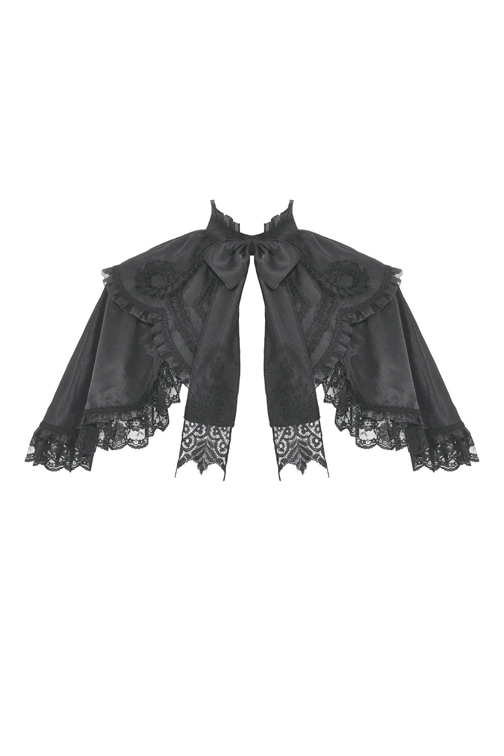 In Mourning Vintage Goth Cape - Image 6