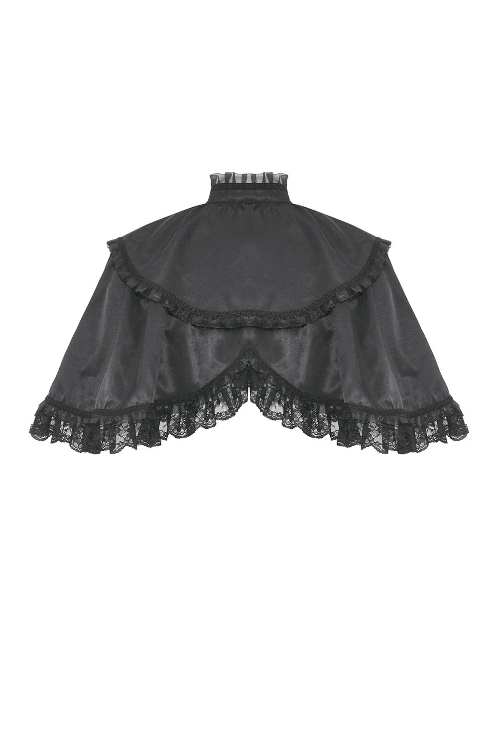 In Mourning Vintage Goth Cape - Image 7